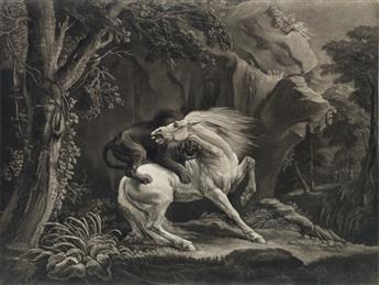 BENJAMIN GREEN (after Stubbs) Two mezzotints